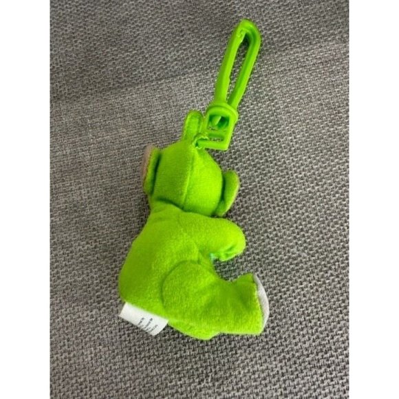 Vintage 2000 Teletubbies Plush Clip On Keychain Dipsy Plush Green itsy bitsy - Picture 3 of 6